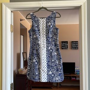 Size 8 Lilly Pulitzer for Target blue fish patterned dress